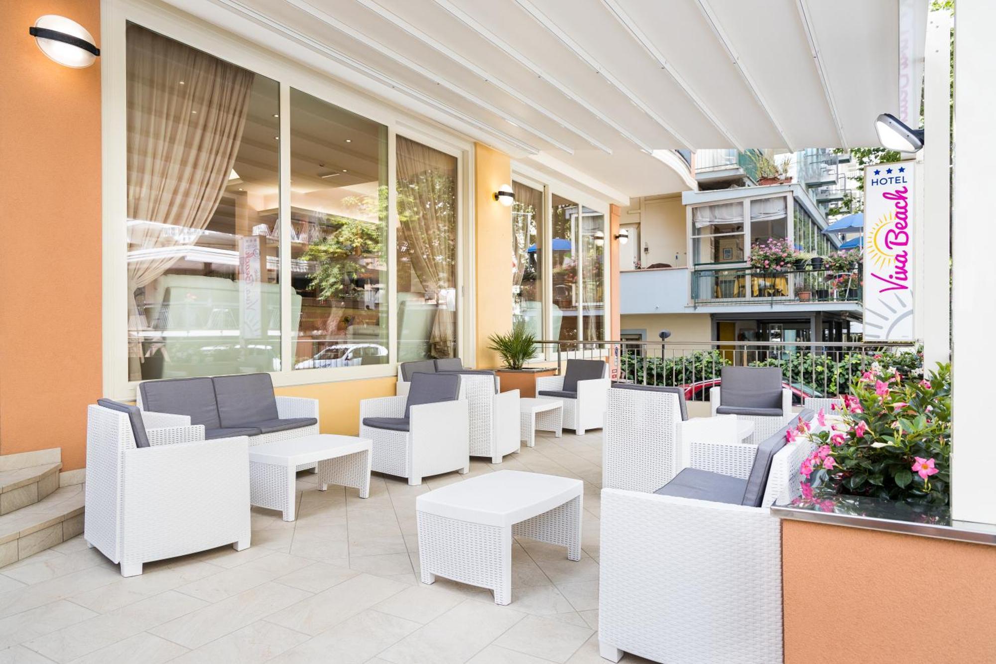 Viva Beach Hotel Rimini Exterior photo