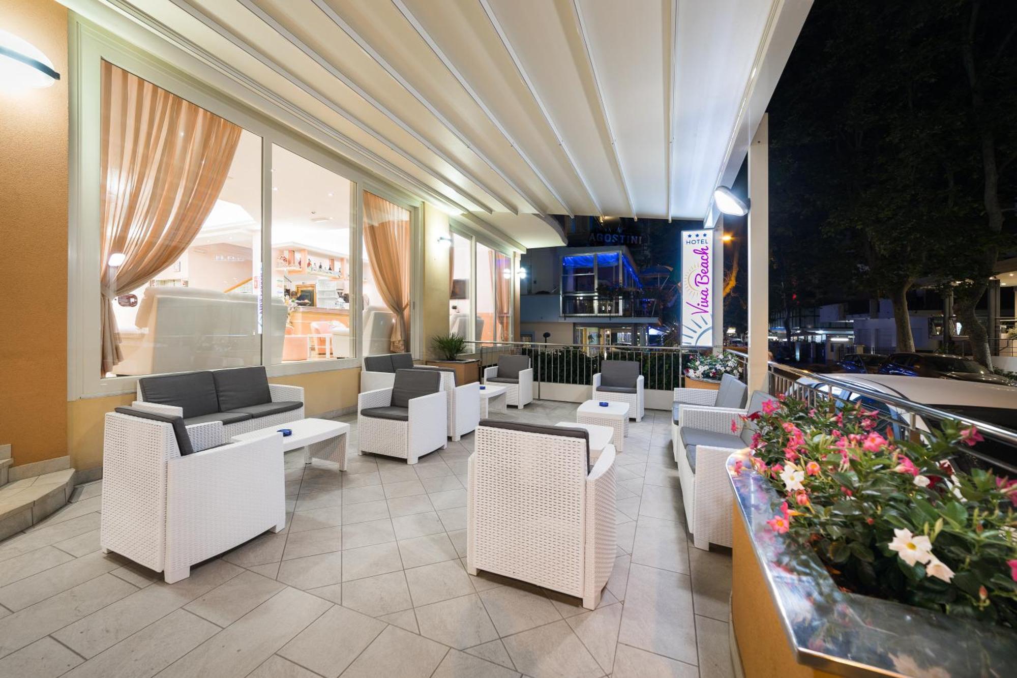 Viva Beach Hotel Rimini Exterior photo